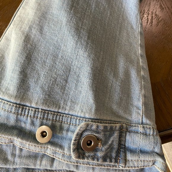 db established 1962 WOMEN'S 2X LIGHT BLUE JEAN JACKET - Picture 7 of 9